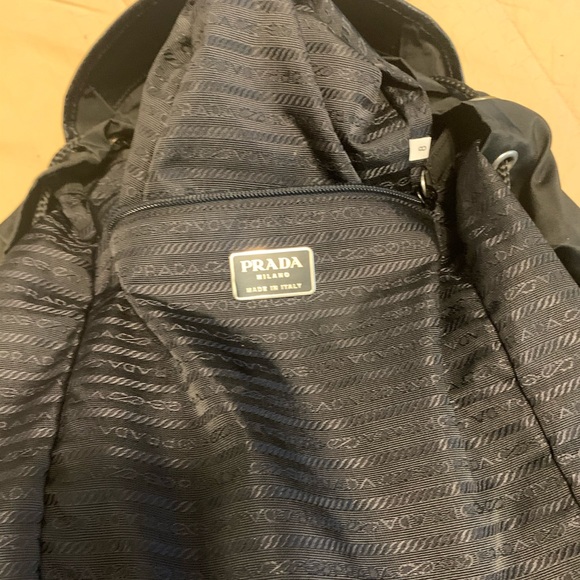 Authenic PRADA Tessuto Nylon Leather Backpack - Picture 2 of 13